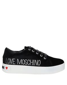 Низкие кеды и кроссовки Love Moschino