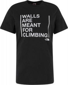 Футболка мужская The North Face Walls Are For Climbing, размер 50-52