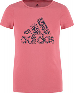 Футболка для девочек adidas Graphic, размер 170