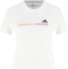 Футболка женская adidas Gradient Logo, размер 46-48