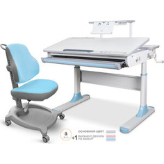 Комплект Mealux Edmonton multicolor с полкой S-50 + ErgoKids GT Y-402 KBL ortopedic BD-610 W/MC + S-50 + Y-402 KBL