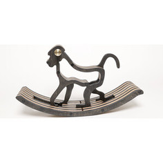 Детская качалка Belsi zoo обезьяна темное масло/фанера