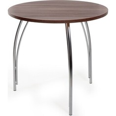 Стол Бител Лотос хром (шимо ясень темный, хром)