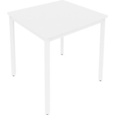 Стол письменный на металлокаркасе Riva Slim С.СП-2 белый/белый металл 78x72x75