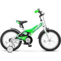 Велосипед Stels Jet 16 Z010 9 Чёрный/зелёный