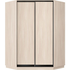 Шкаф-купе Классика 88 (каркас ясень шимо светлый, фасады 02/02 ясень шимо светлый) профиль черный муар 88.2200.1500.600.(02.02.).01.(01.01.).07