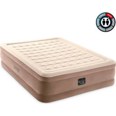 Надувная кровать Intex Ultra Plush 152х203х46см встр.насос 220В, 64428