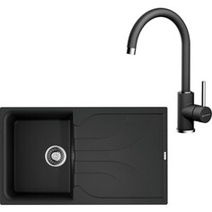 Кухонная мойка и смеситель Omoikiri Yasugata 86 BL черный (4993868, 4994106)