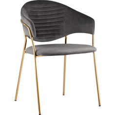 Стул Stool Group Эвита вельвет темно-серый FDC8022 dark grey FUT-81
