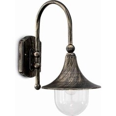 Светильник Ideal Lux Уличный настенный Cima Ap1 Nero Antico 024134