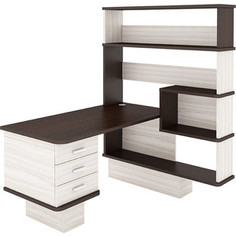 Стол компьютерный МЭРДЭС СР-520 КВВ-ПРАВ карамель/венге/венге Merdes