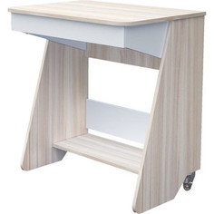 Стол компьютерный МЭРДЭС СК-7 КБЕ карамель/белый Merdes