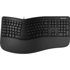 Клавиатура Microsoft ERGONOMIC черный USB Multimedia Ergo (подставка для запястий)