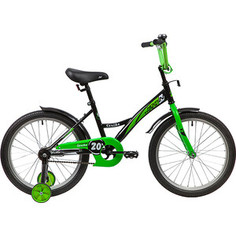 Велосипед NOVATRACK 18 STRIKE черный-зелёный