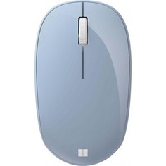 Мышь Microsoft Bluetooth светло-голубой оптическая (1000dpi) беспроводная BT (2but)