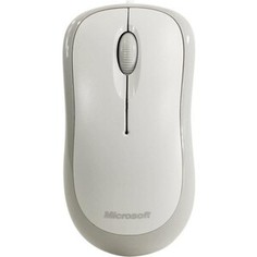 Мышь Microsoft Basic белый оптическая (1000dpi) USB (2but)