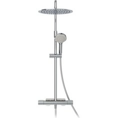 Душевая система Jacob Delafon Metro с полкой, термостат, хром (E26589-CP)