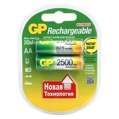 Аккумулятор GP 250AAHC AA NiMH 2500mAh (2шт)