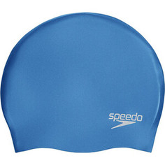 Шапочка для плавания Speedo Plain Molded Silicone Cap арт. 8-70984D437, голубой, силикон