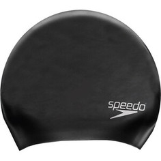 Шапочка для плавания Speedo Long Hair Cap арт. 8-061680001, черный, силикон