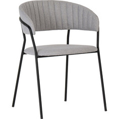 Стул Bradex Turin серый с черными ножками