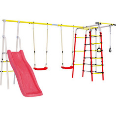 Детский спортивный комплекс Romana Богатырь Плюс 2 + ПЛАСТИКОВЫЕ качели R 103.12.05