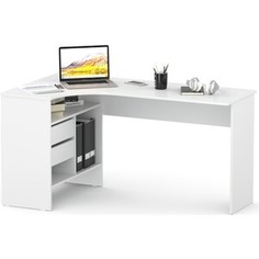 Стол письменный СОКОЛ СПм-25 белый левый