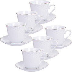 Чайный набор 12 предметов Loraine 220 мл (25615)