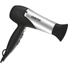 Фен Centek CT-2217 черный/серебряный