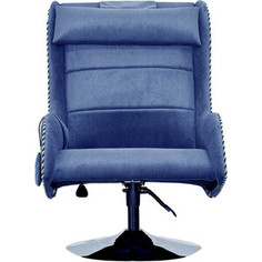 Дизайнерское кресло массажное EGO Max Comfort EG3003 Galaxy Blue ЭГО