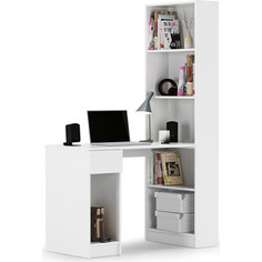 Стол письменный Моби Лайт 10.01 белый (универсальная сборка) Mobi