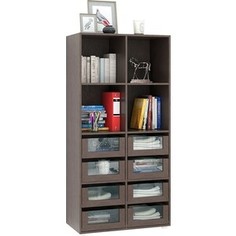 Стеллаж Мастер Прайм-42-4 венге СТЕ-Прайм-42-4-ВМ