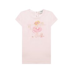 Хлопковая футболка Monnalisa