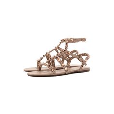 Кожаные сандалии Valentino Garavani Rockstud Valentino