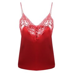 Шелковый топ Saint Laurent