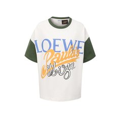 Хлопковая футболка Loewe x Paulas Ibiza Loewe