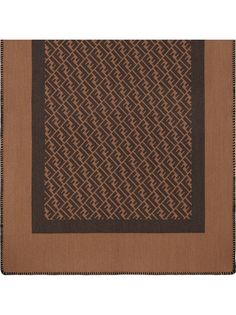 Fendi шарф с логотипом FF