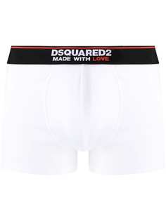 Dsquared2 боксеры с логотипом на поясе