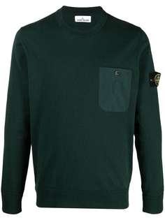 Stone Island джемпер тонкой вязки с нашивкой-логотипом