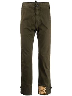 Dsquared2 брюки с нашивкой-логотипом