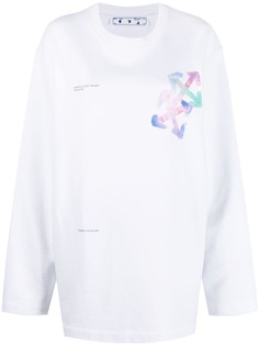 Off-White толстовка оверсайз Watercolor Arrows
