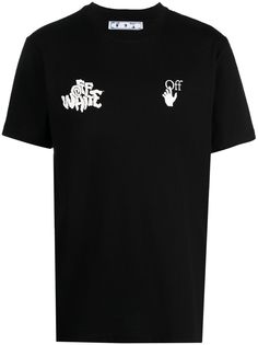 Off-White футболка с логотипом