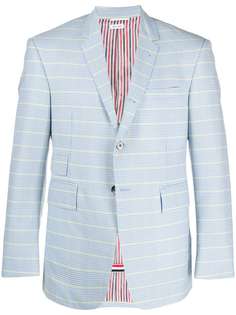 Thom Browne пиджак в клетку Windowpane
