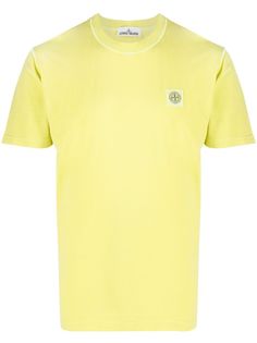 Stone Island футболка с нашивкой-логотипом