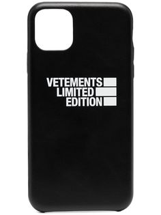 VETEMENTS чехол для iPhone 11 Pro Max с логотипом