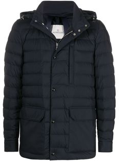 Moncler пуховик с капюшоном