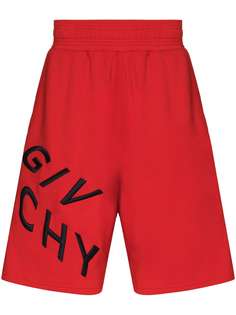 Givenchy спортивные шорты с логотипом Refracted