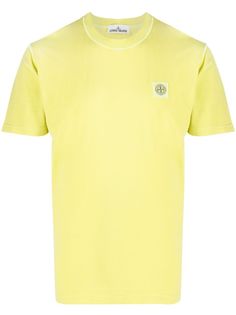 Stone Island футболка с нашивкой-логотипом