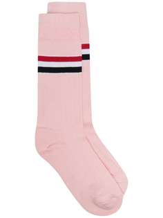 Thom Browne ATHLETIC MID CALF SOCKS IN COTTON