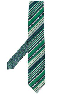Etro двусторонний галстук в полоску